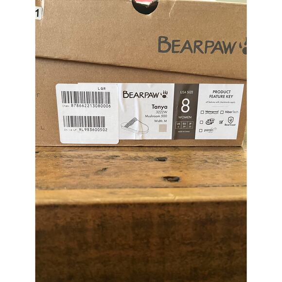 BEARPAW Tanya Suede Embellished Slipper Mule Women's Sz 8 NEW - Picture 9 of 9